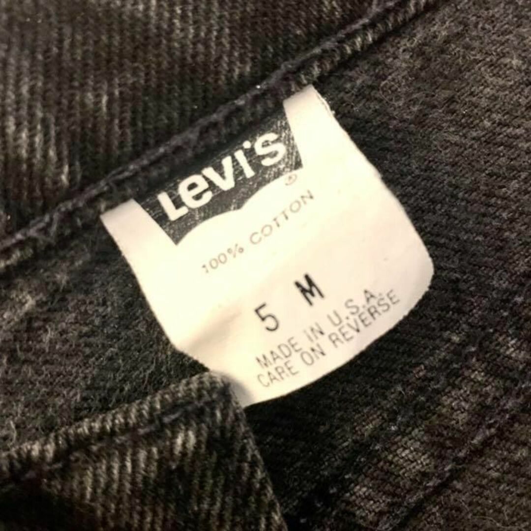 Levi's(リーバイス)のLevi's リーバイス ブラックデニムジーンズパンツ USA製 532 5Ｍ レディースのパンツ(デニム/ジーンズ)の商品写真