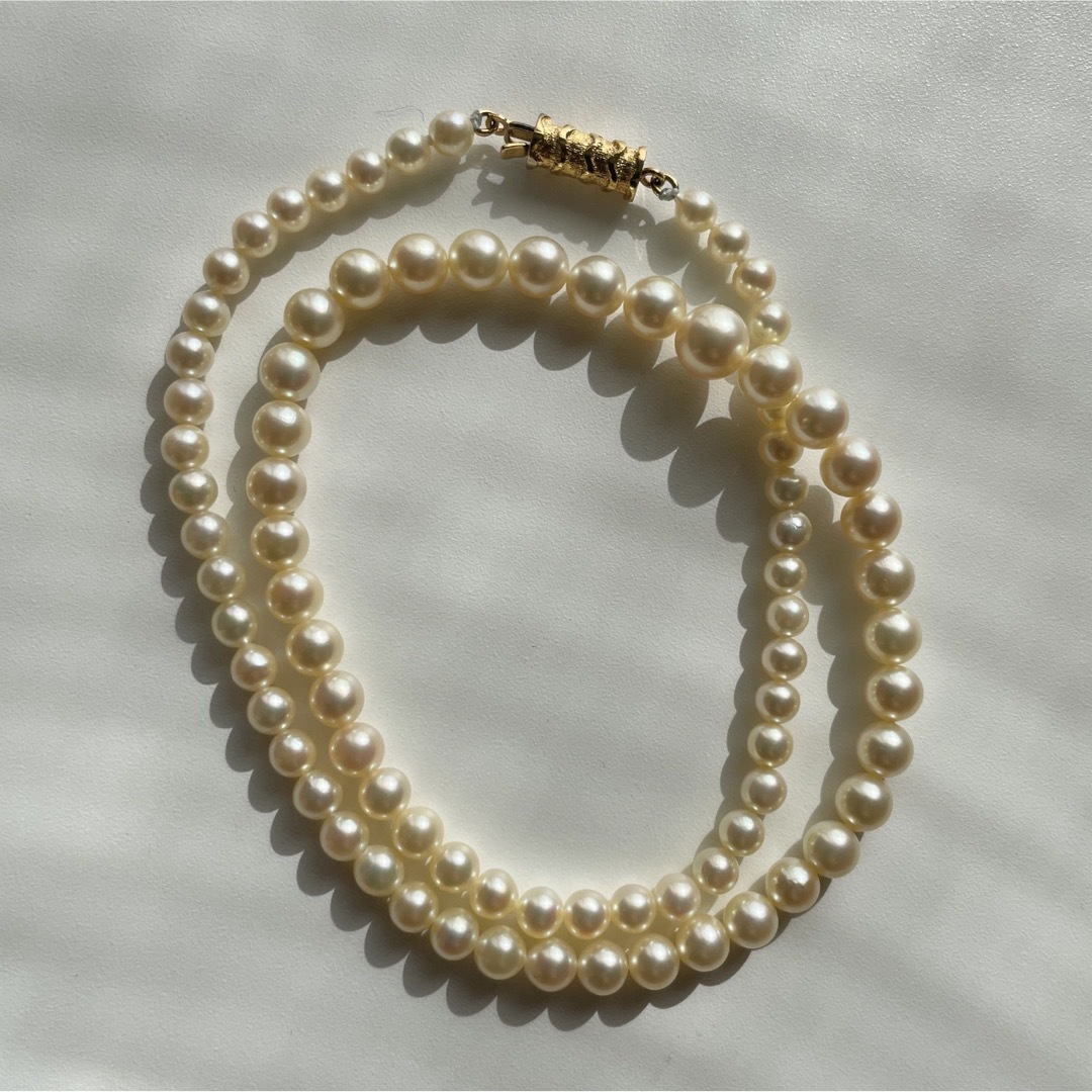 MIKIMOTO - 新品未使用 あこや真珠 本真珠 グラデーション ネックレス