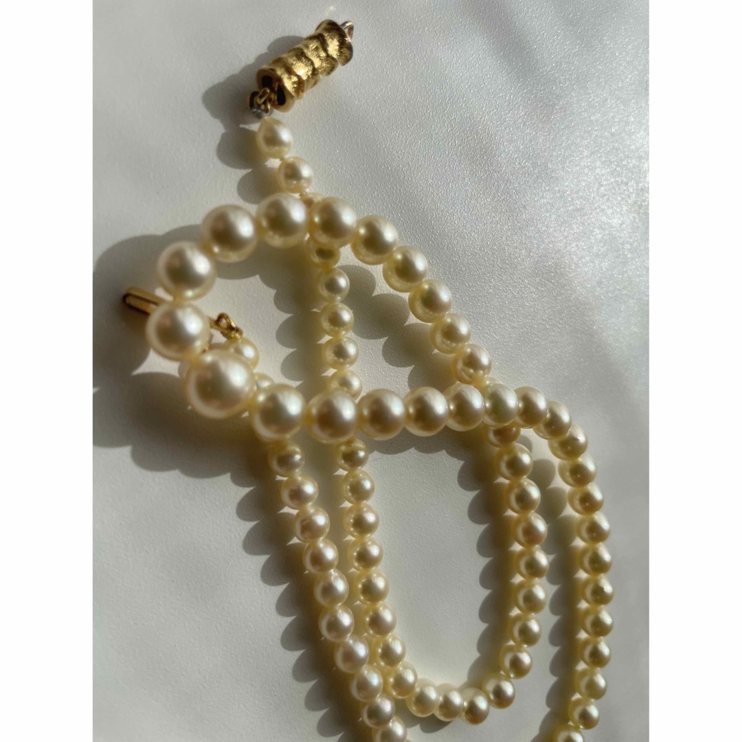 MIKIMOTO - 新品未使用 あこや真珠 本真珠 グラデーション ネックレス