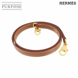 エルメス(Hermes)の新品同様 エルメス HERMES ケリー ボリード ショルダー ストラップ エプソン ゴールド ブラウン 小物 VLP 90208925(その他)