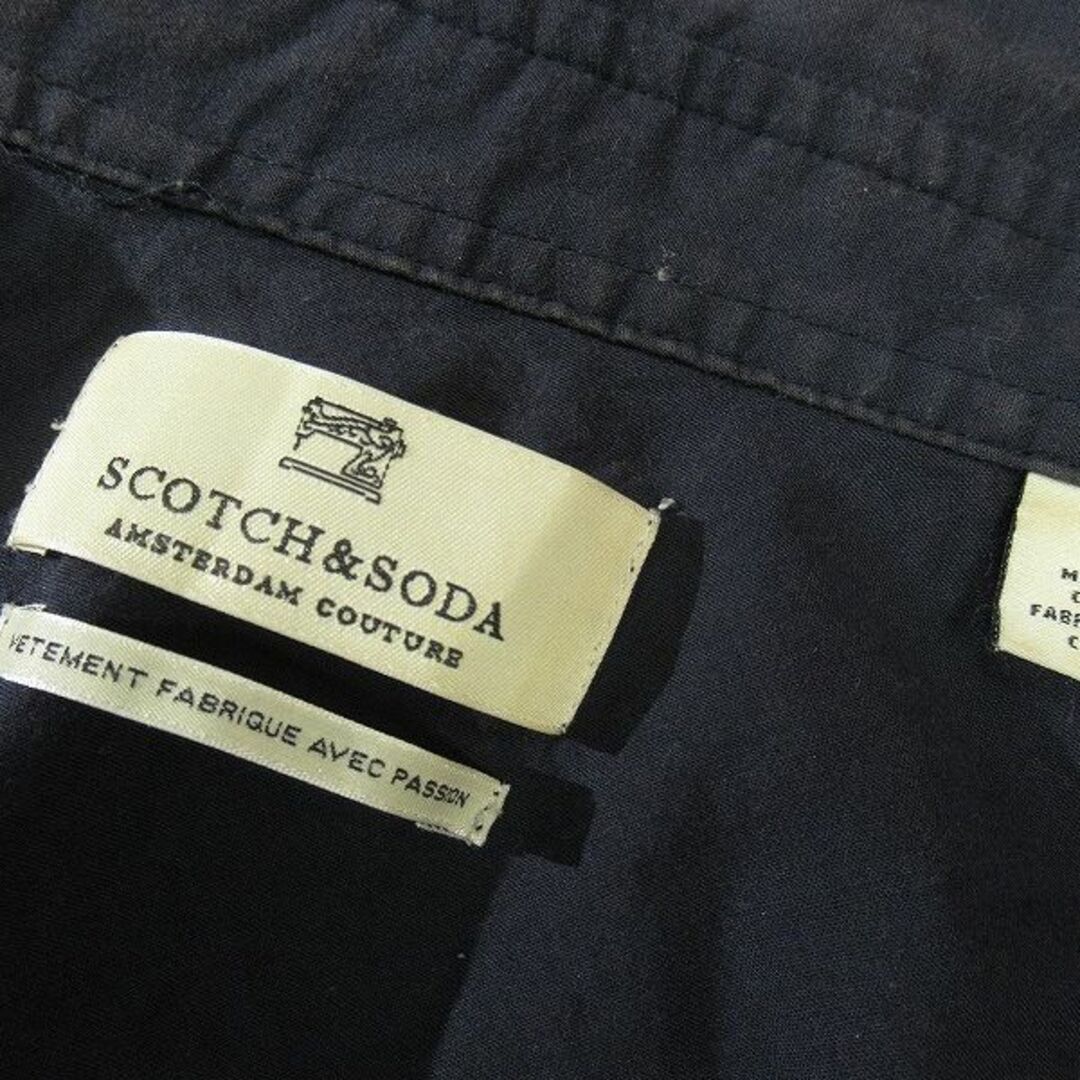 SCOTCH & SODA(スコッチアンドソーダ)のG② スコッチアンドソーダ ダブルフェイス 裏地チェック ワーク シャツ L メンズのトップス(シャツ)の商品写真