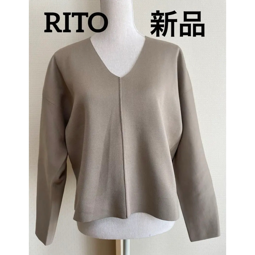 【新品】RITO リト Vネック ニット M