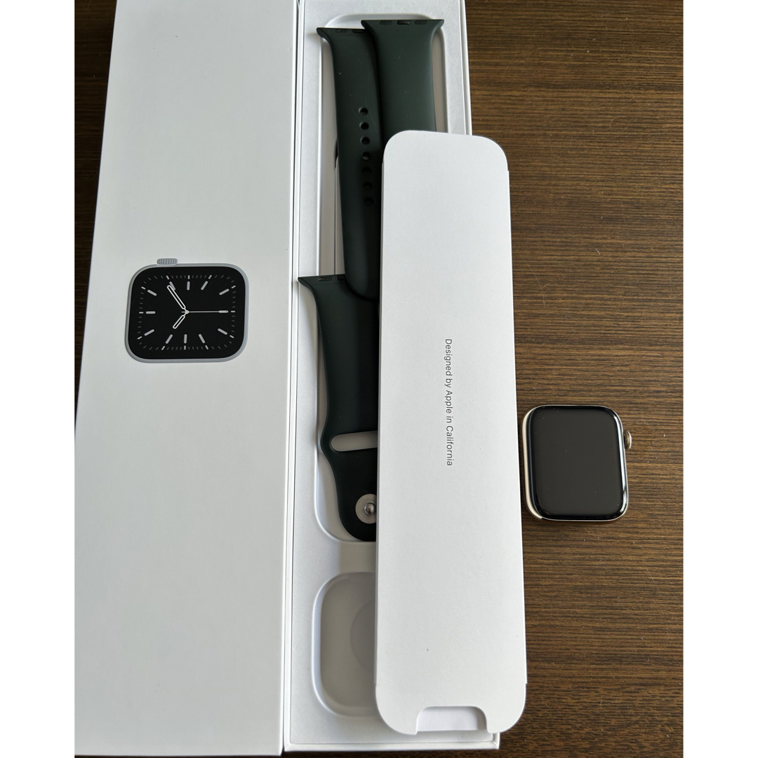 Apple Watch 6 Cellular ステンレスゴールド-