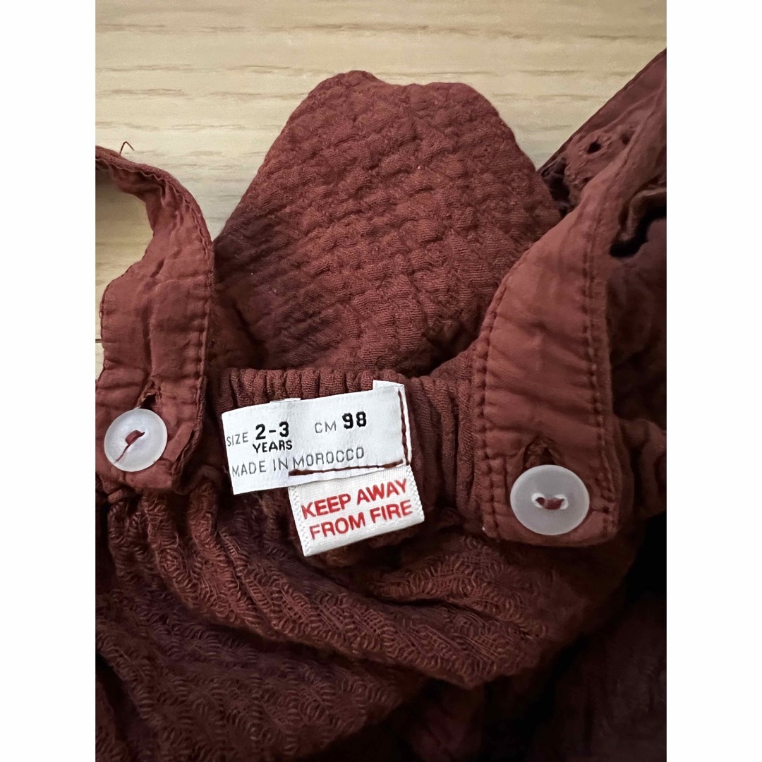 ZARA KIDS(ザラキッズ)のジャンバースカート キッズ/ベビー/マタニティのキッズ服女の子用(90cm~)(スカート)の商品写真