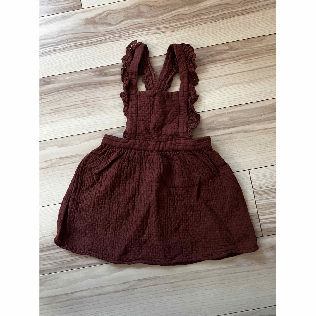 ZARA KIDS(ザラキッズ)のジャンバースカート キッズ/ベビー/マタニティのキッズ服女の子用(90cm~)(スカート)の商品写真