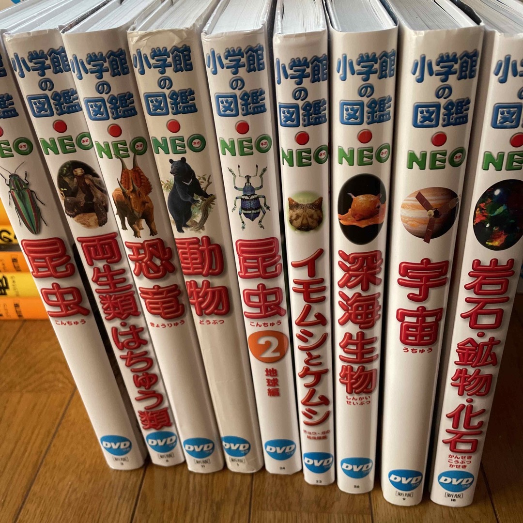 小学館の図鑑neo  ９冊　DVDありません