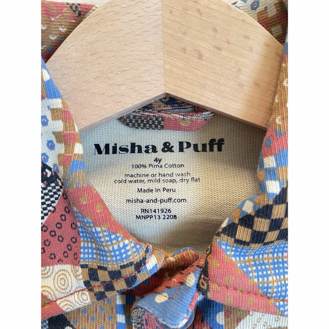 Misha & Puff(ミーシャアンドパフ)の新品）misha and puff パッチワークdirectors jacket キッズ/ベビー/マタニティのキッズ服女の子用(90cm~)(ジャケット/上着)の商品写真