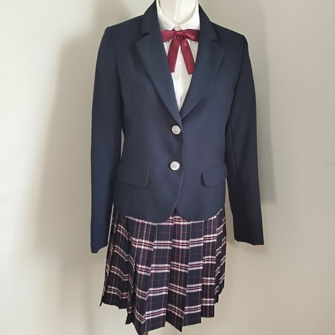 超美品 165A 　卒服　卒業式セットアップ　プリーツスカート　制服風ジャケット