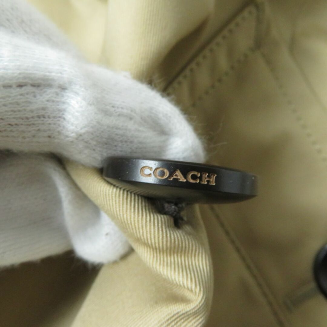 COACH　ファー付きトレンチコート