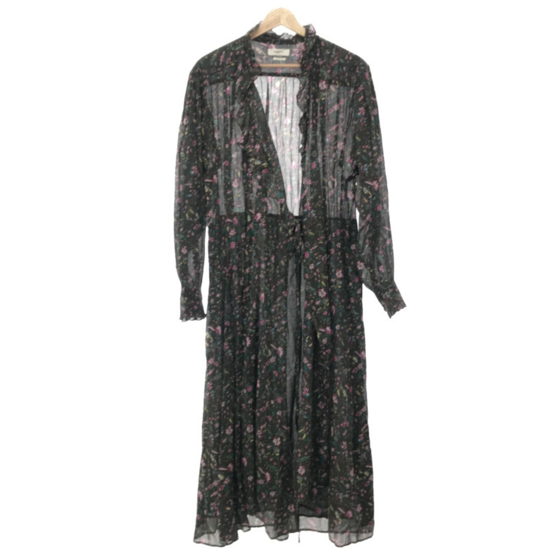 ISABEL MARANT ETOILE イザベルマラン エトワール 21AW MAELYS DRESS フローラルプリント ドレスワンピース ミックス 36