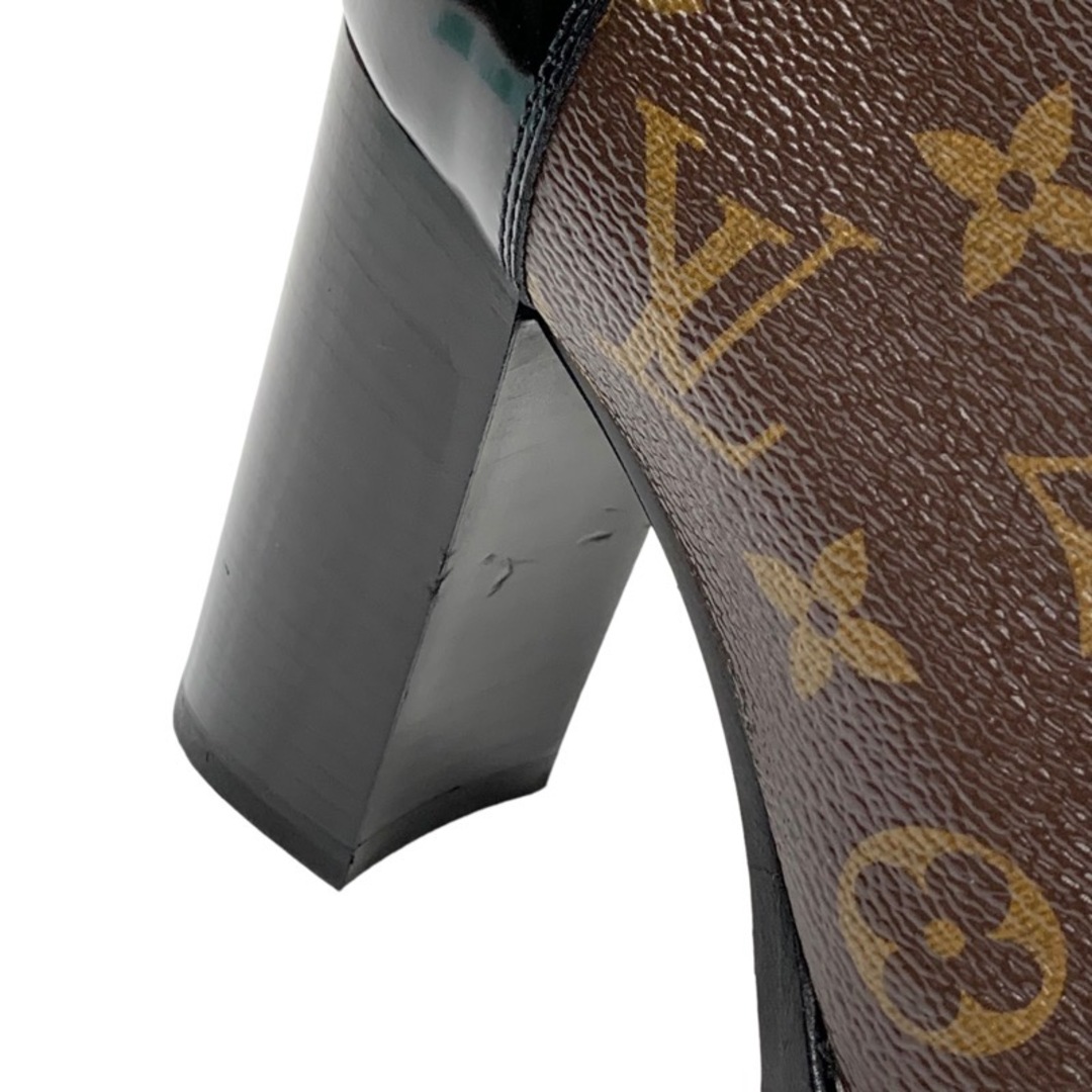 LOUIS VUITTON(ルイヴィトン)のルイヴィトン LOUIS VUITTON スタートレイルライン ブーツ ショートブーツ  レザー ブラウン ブラック モノグラム アンクルブーツ レディースの靴/シューズ(ブーツ)の商品写真