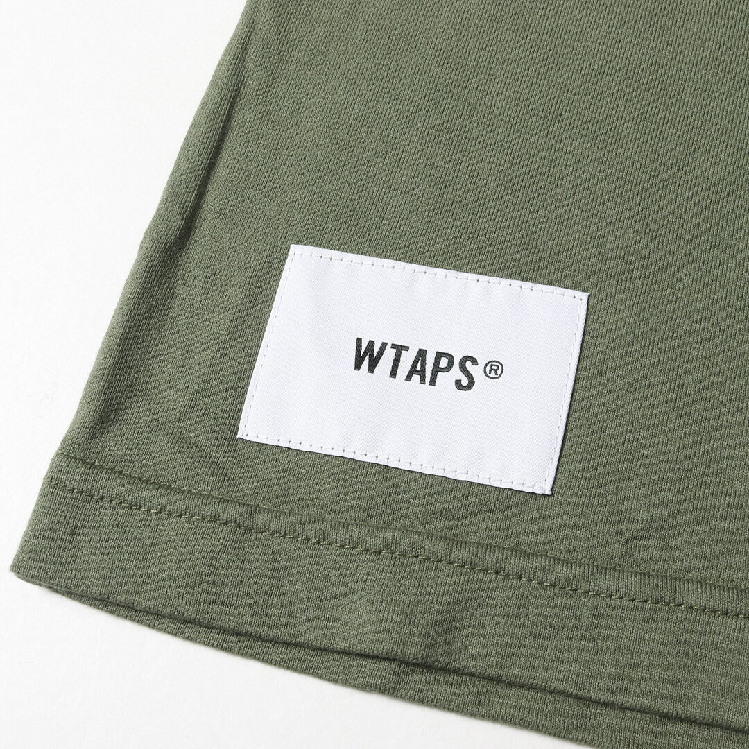 ダブルタップス WTAPS ■ 23SS 【 SAC 01 SS CTPL LEAGUE 231ATDT-CSM37 】 ロゴ 刺繍 ポケット 半袖 Tシャツ f19005