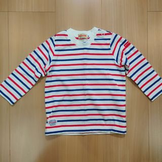 ミキハウス(mikihouse)の【新品未使用】MIKIHOUSEミキハウスボーダー長袖Tシャツ(シャツ/カットソー)