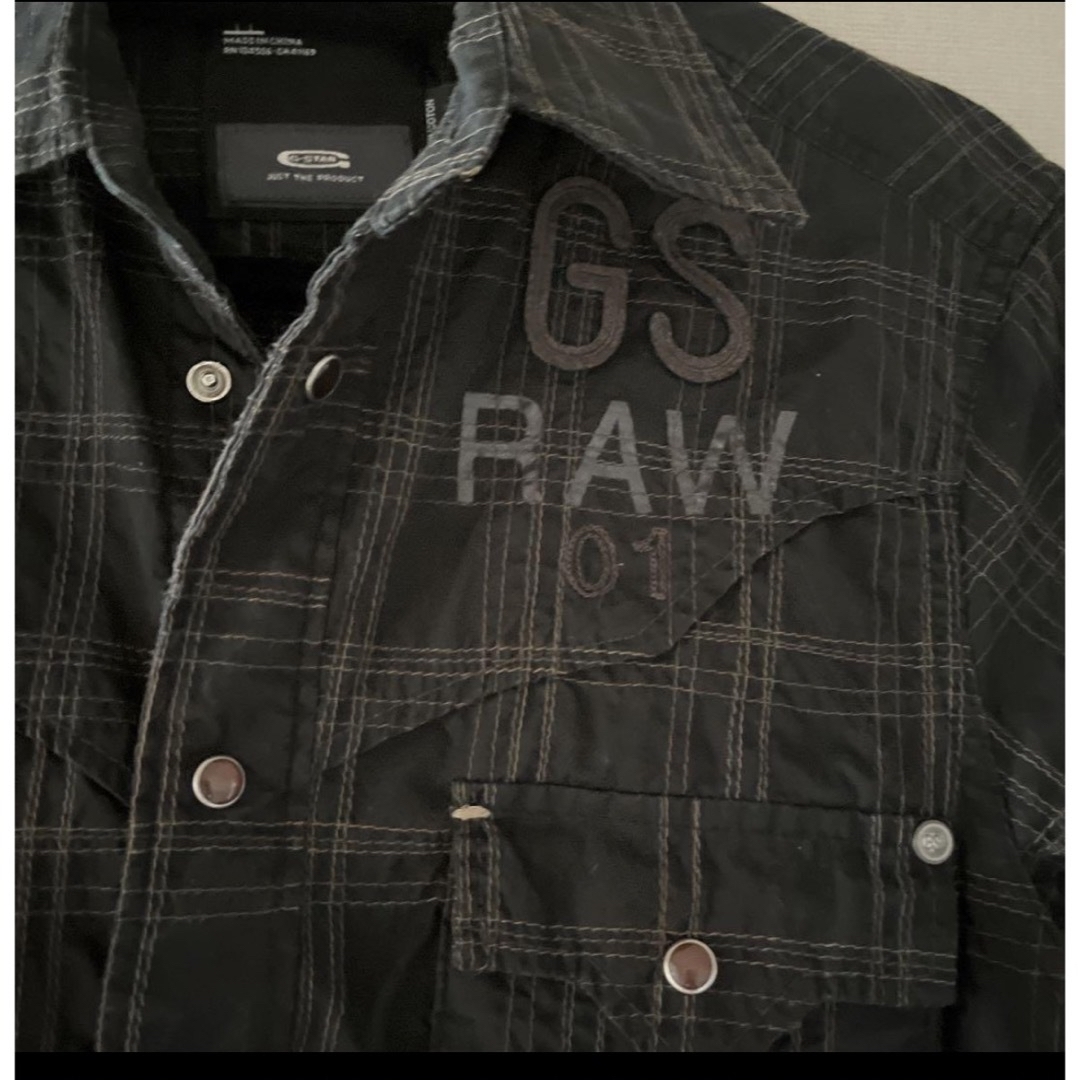 G-STAR RAW(ジースター)のG-STAR ジースターロウ　ジャケットシャツ　L メンズのジャケット/アウター(Gジャン/デニムジャケット)の商品写真