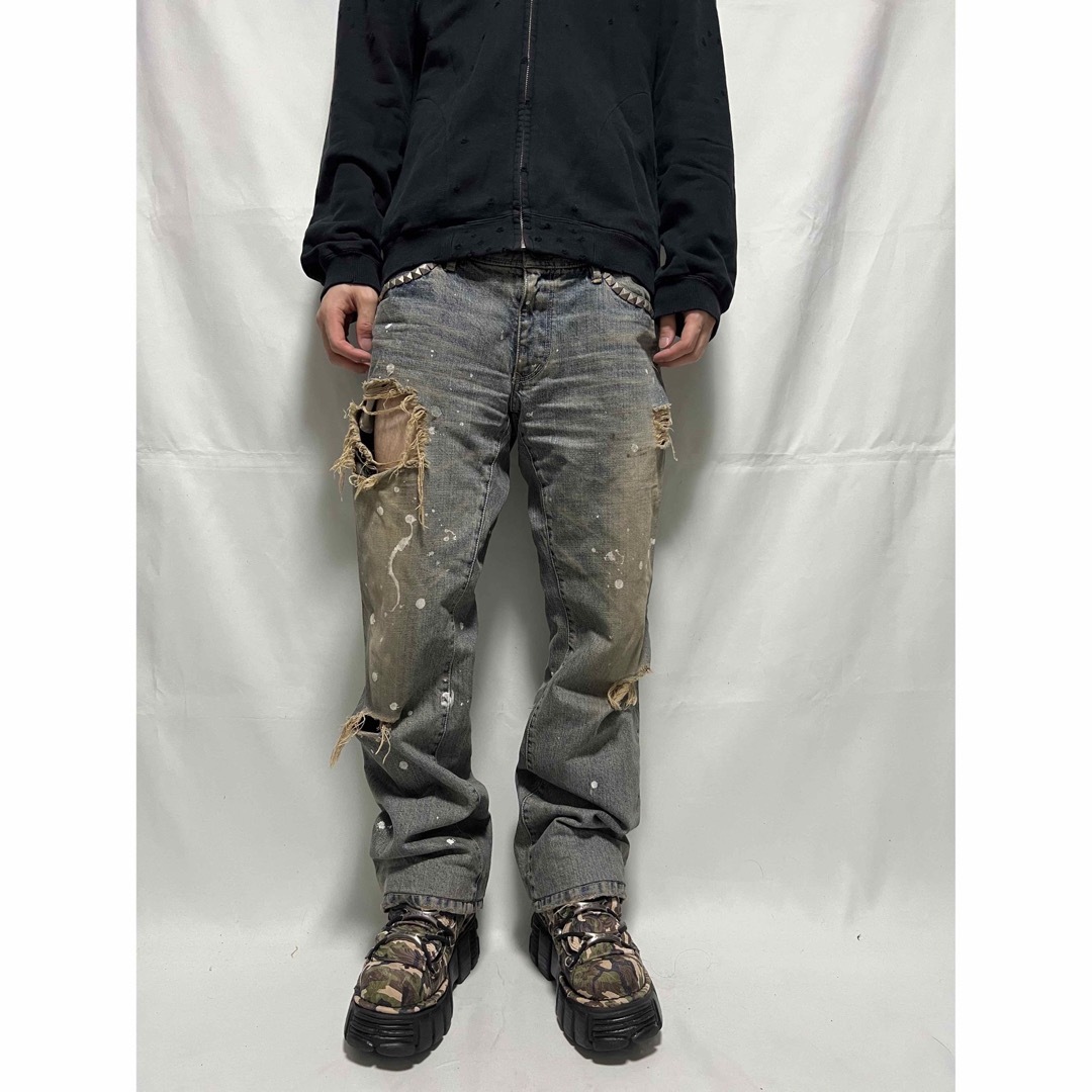 TETE HOMME - 【TETE HOMME】テットオム CRASH FLARE DENIMの通販 by