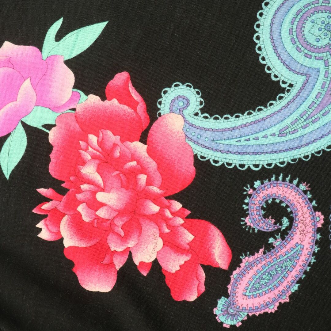 LEONARD - 美品☆正規品 レオナールスポーツ 花柄×ペイズリー 襟付き