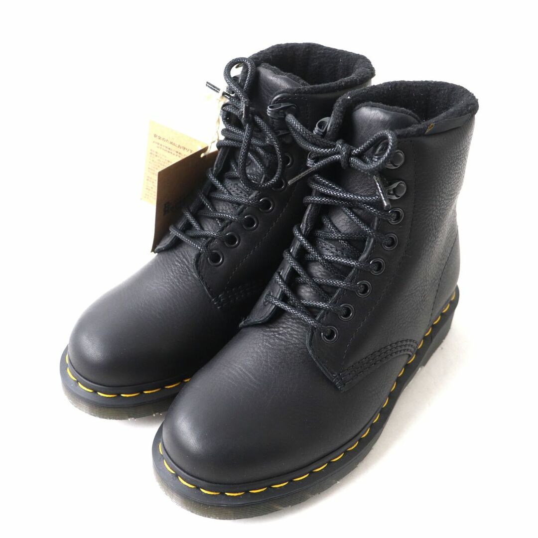 未使用品★Dr.Martens ドクターマーチン 27084001 1460 Pascal パスカル 8ホール レースアップ レザーブーツ ブラック 黒 3 箱・タグ付き