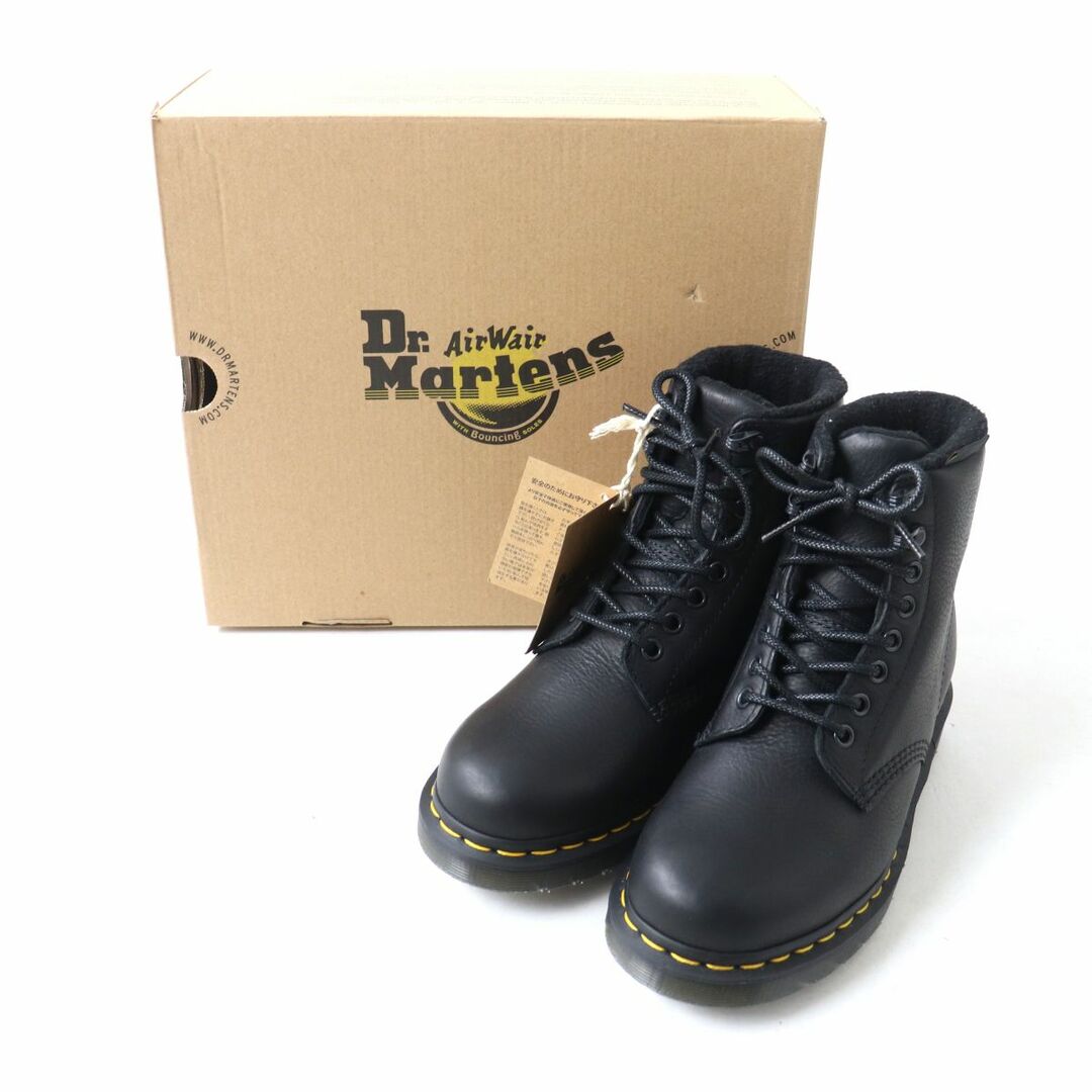 未使用品★Dr.Martens ドクターマーチン 27084001 1460 Pascal パスカル 8ホール レースアップ レザーブーツ ブラック 黒 3 箱・タグ付き 1