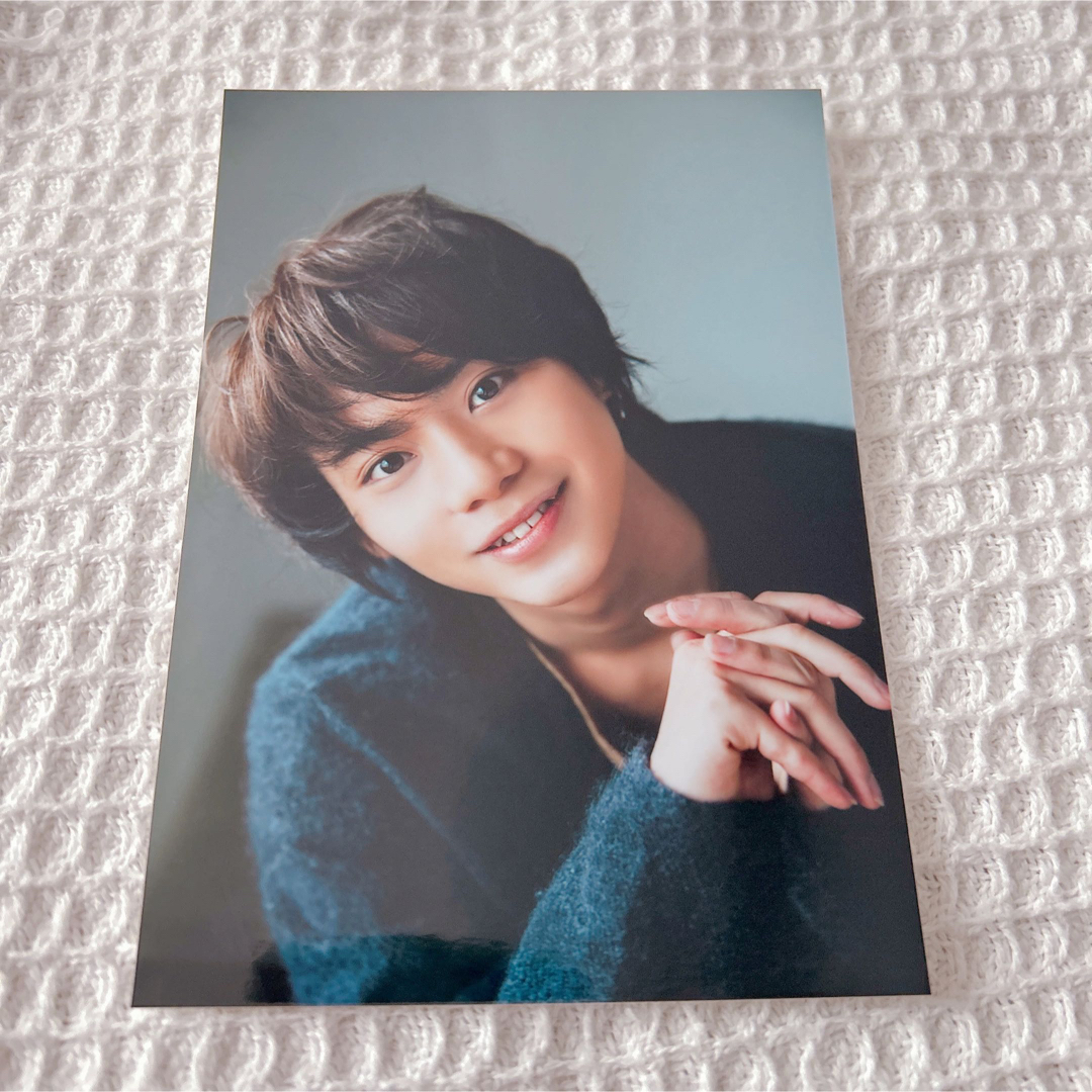 佐藤流司 写真集 Reach 特典 ブロマイド 生写真 エンタメ/ホビーのタレントグッズ(アイドルグッズ)の商品写真