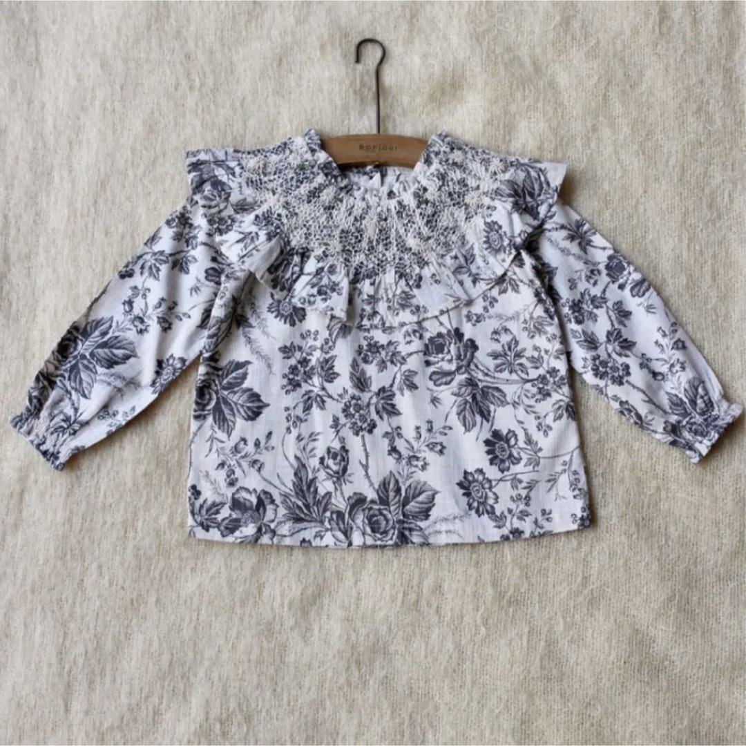 bonjour diary blouse with handsmock 6y