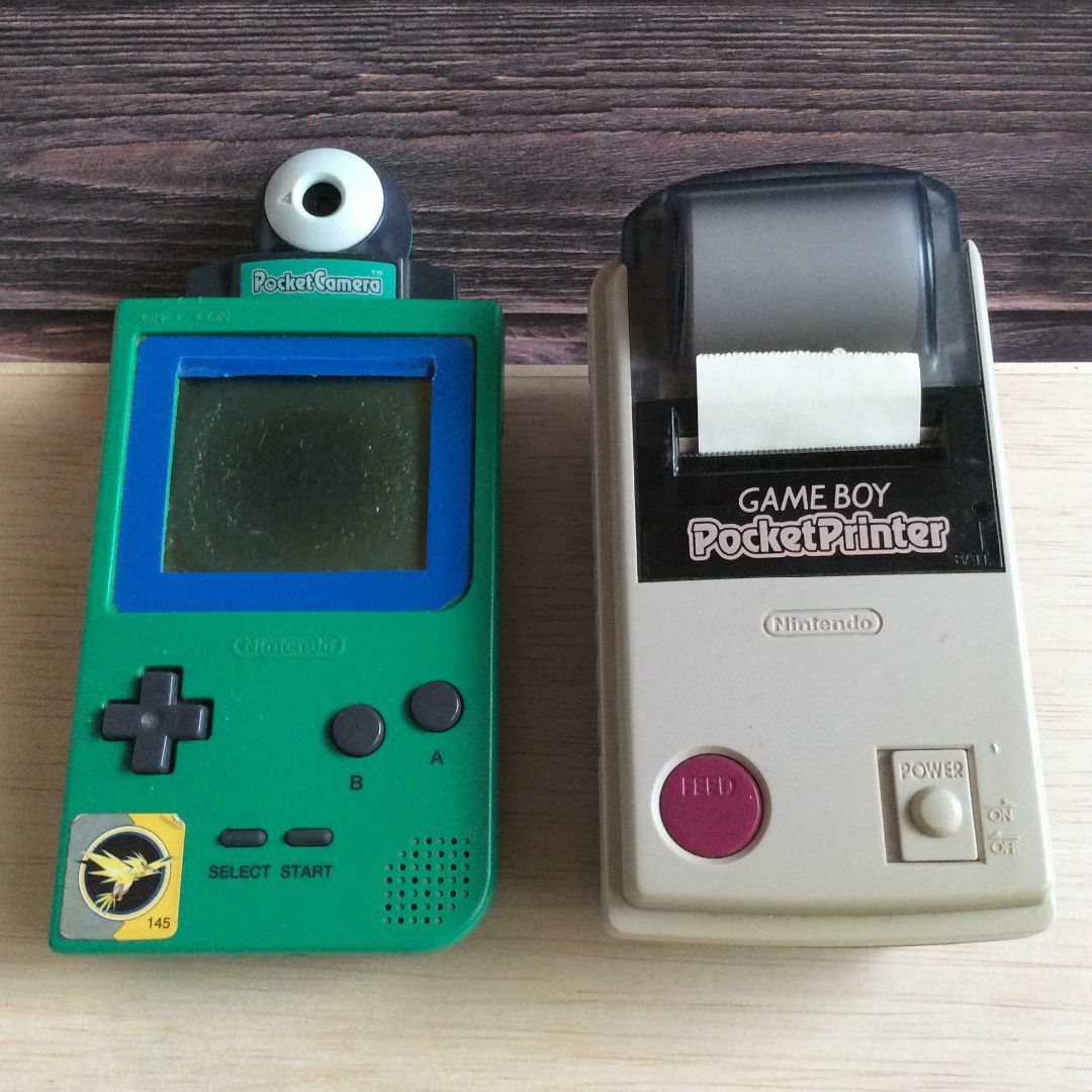 ポケットプリンタ＆ポケットカメラ（緑）セット　ゲームボーイ　任天堂