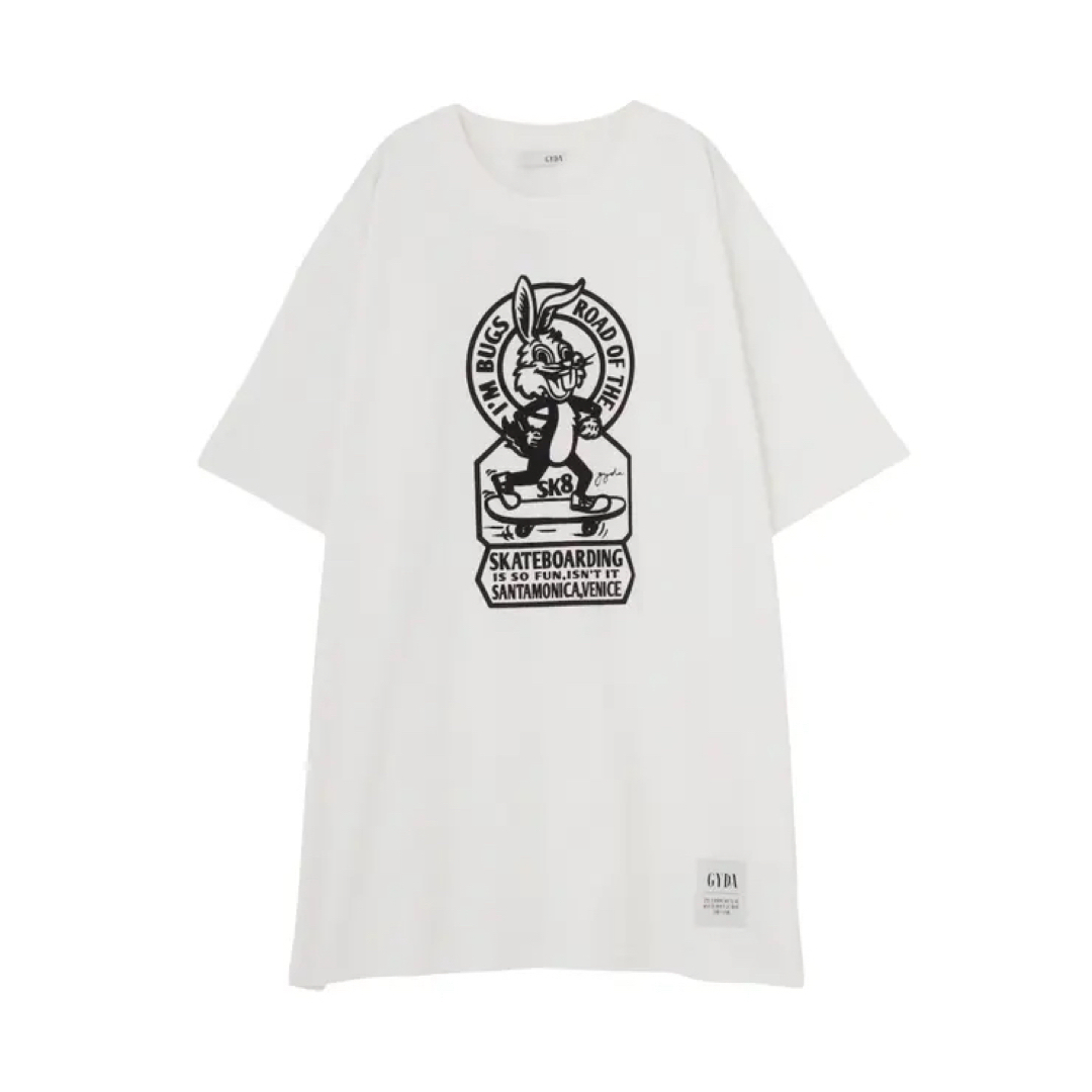 GYDA(ジェイダ)の【大人気商品】GYDA SK8BUNNY BIG Tシャツ レディースのトップス(Tシャツ(半袖/袖なし))の商品写真