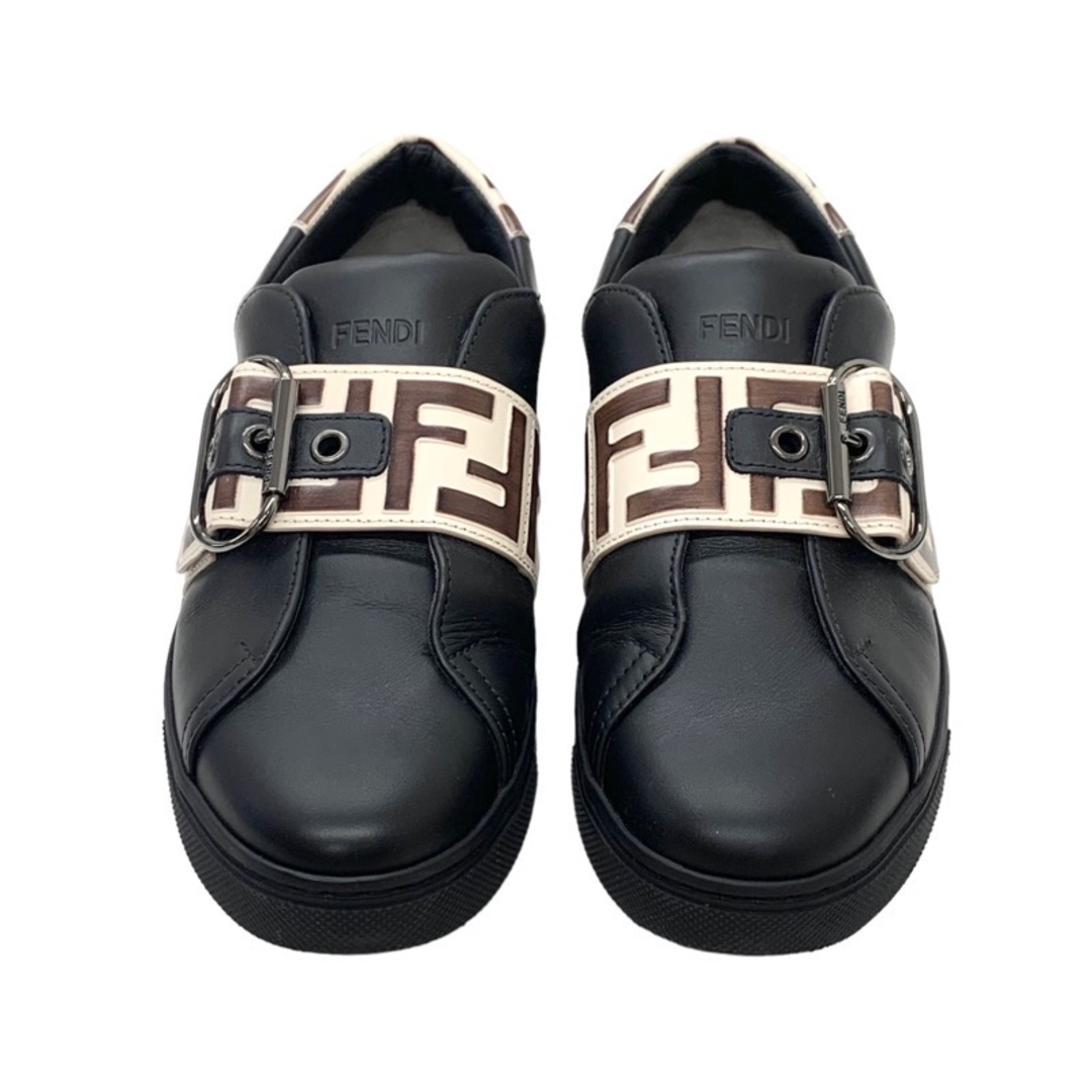 FENDI(フェンディ)のフェンディ FENDI スニーカー 靴 シューズ レザー ブラック ベージュ ズッカ レディースの靴/シューズ(スニーカー)の商品写真