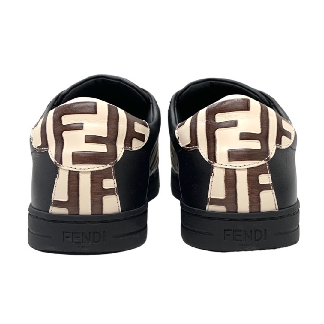 FENDI(フェンディ)のフェンディ FENDI スニーカー 靴 シューズ レザー ブラック ベージュ ズッカ レディースの靴/シューズ(スニーカー)の商品写真
