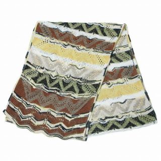 ミッソーニ(MISSONI)の美品 ミッソーニ エスニック 透かし編み ストール/2 レディース(マフラー/ショール)