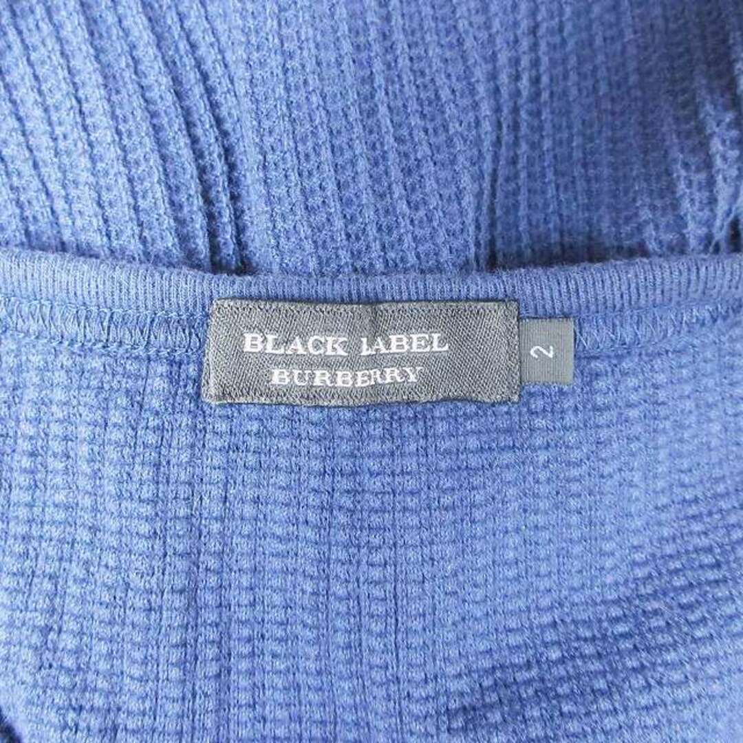 BURBERRY BLACK LABEL(バーバリーブラックレーベル)の美品 バーバリーブラックレーベル レッドホース 刺繍 Vネック/3 メンズ メンズのトップス(Tシャツ/カットソー(半袖/袖なし))の商品写真