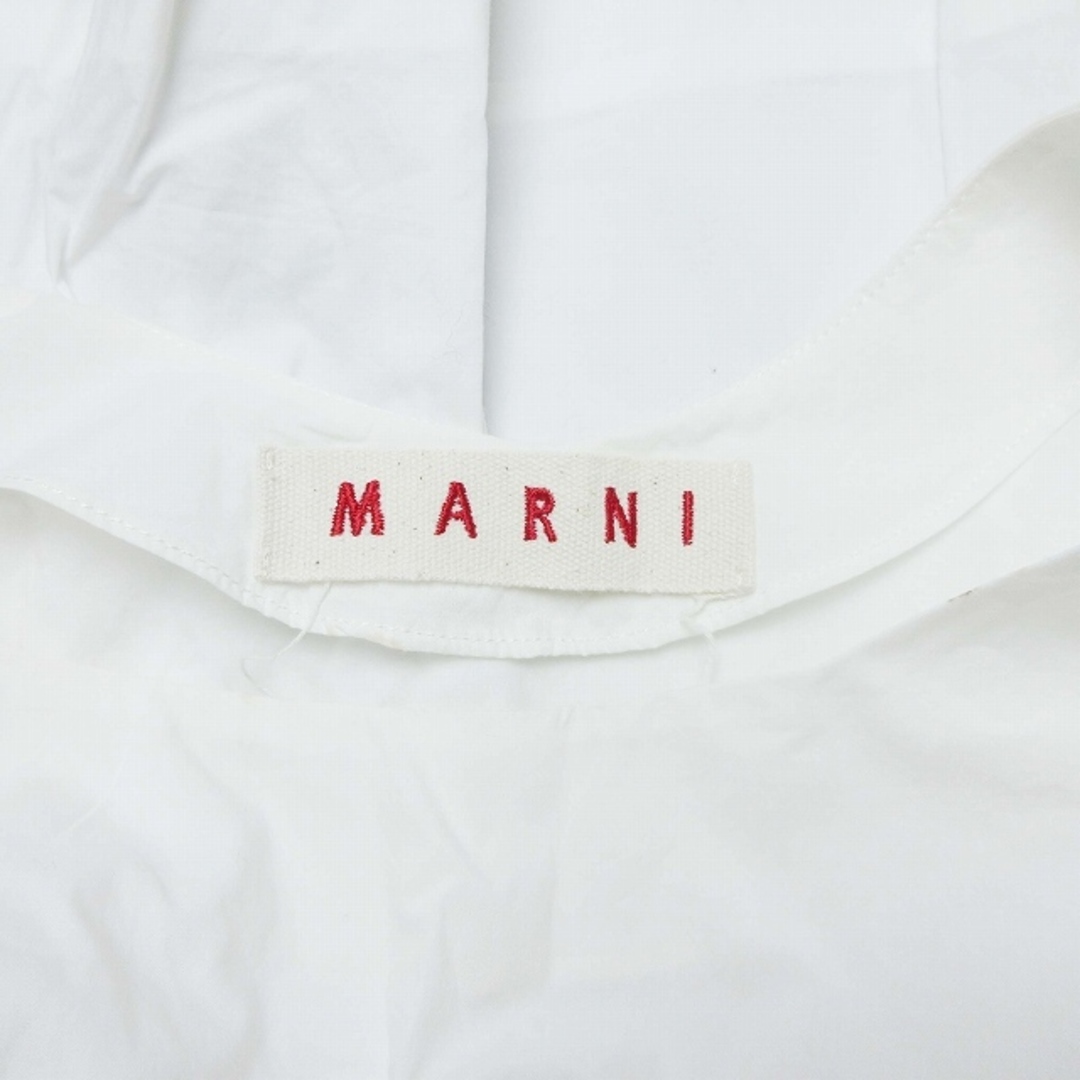 Marni(マルニ)のマルニ MARNI タック ノースリーブ ブラウストップス Uネック シャツ レディースのトップス(カットソー(半袖/袖なし))の商品写真