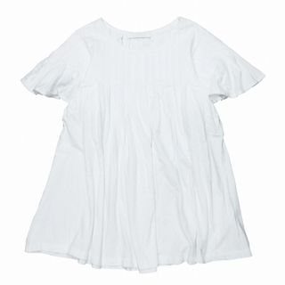 クロエ(Chloe)の13SS クロエ CHLOE ピンタック Tシャツ フリルスリーブ Aライン(カットソー(半袖/袖なし))