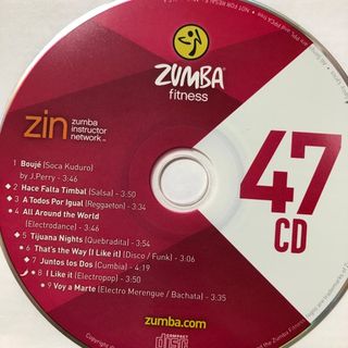 ズンバ(Zumba)のズンバ　ZIN47  CD(スポーツ/フィットネス)