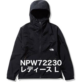 ザノースフェイス(THE NORTH FACE)の【新品未使用タグ付】コンパクトジャケット NPW72230 黒 ブラックL(ナイロンジャケット)