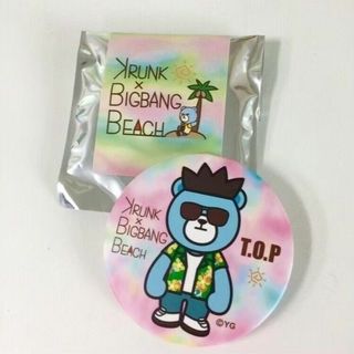 ビッグバン(BIGBANG)のBIGBANG BEACH限定グッズ♡開封のみ♡ランダム缶バッチ♡TOPトップ♡(ミュージシャン)