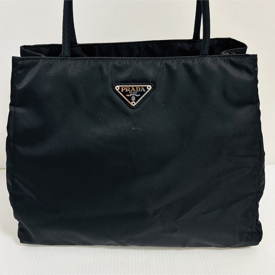 【良品✨】PRADA プラダ　ナイロン　ハンドバッグ　トートバッグ　黒