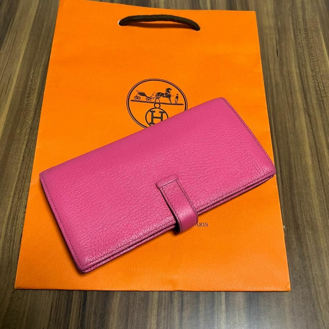 ⭐️美品⭐️HERMES エルメス 財布 ベアン スフレ ゴールド金具