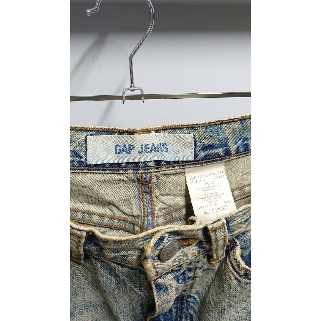 00’s GAP “GAP JEANS” USA製 デニム スリット スカート