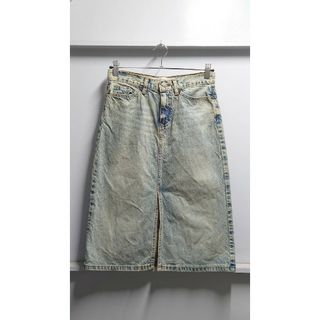 ギャップ(GAP)の00’s GAP “GAP JEANS” USA製 デニム スリット スカート(ひざ丈スカート)