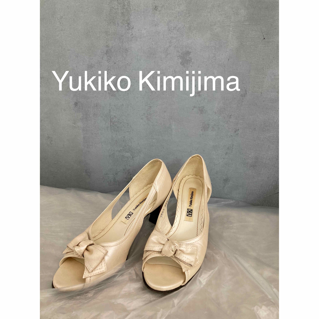 YUKIKO KIMIJIMA(ユキコキミジマ)のYukiko Kimijima  ユキコ キミジマ　パンプス　リボン　靴 レディースの靴/シューズ(ハイヒール/パンプス)の商品写真