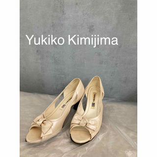 ユキコキミジマ(YUKIKO KIMIJIMA)のYukiko Kimijima  ユキコ キミジマ　パンプス　リボン　靴(ハイヒール/パンプス)