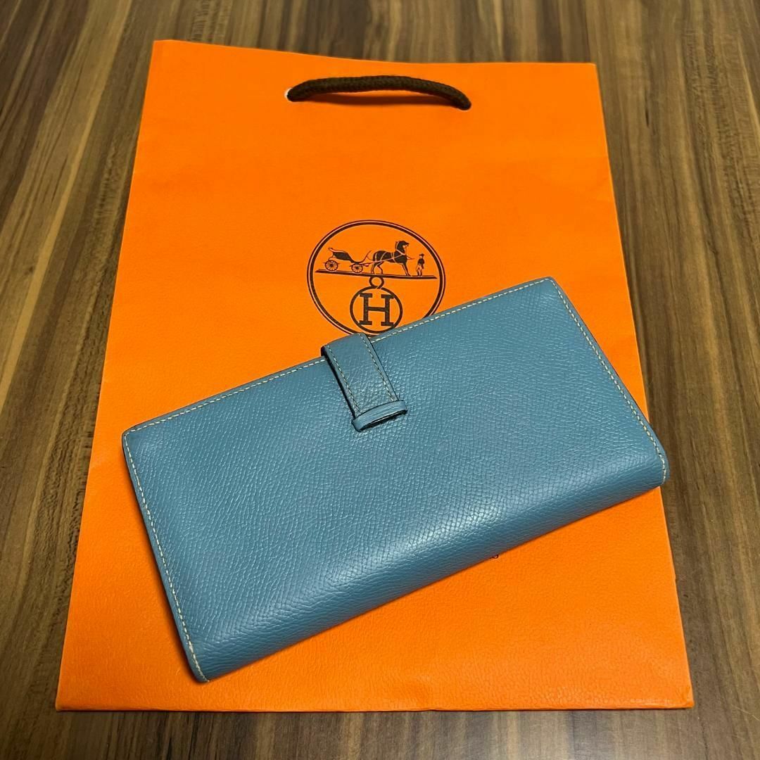 ⭐️美品⭐️HERMES エルメス 財布 ベアン スフレ マチあり♪