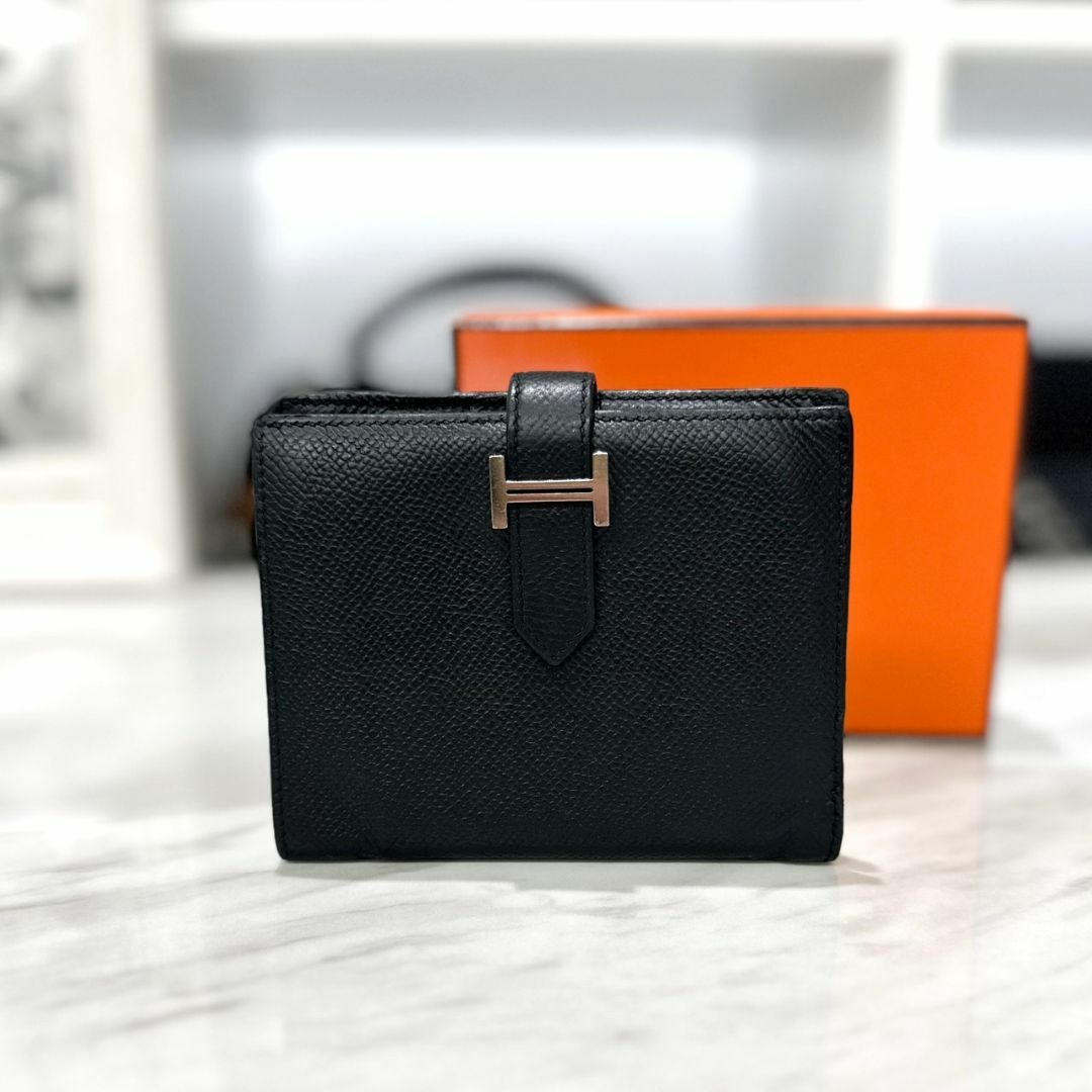 エルメス ベアン コンパクト エプソン 黒 折り財布 A刻印 | フリマアプリ ラクマ エルメス ベアン コンパクト エプソン 黒 折り財布 A刻印 | フリマアプリ ラクマ