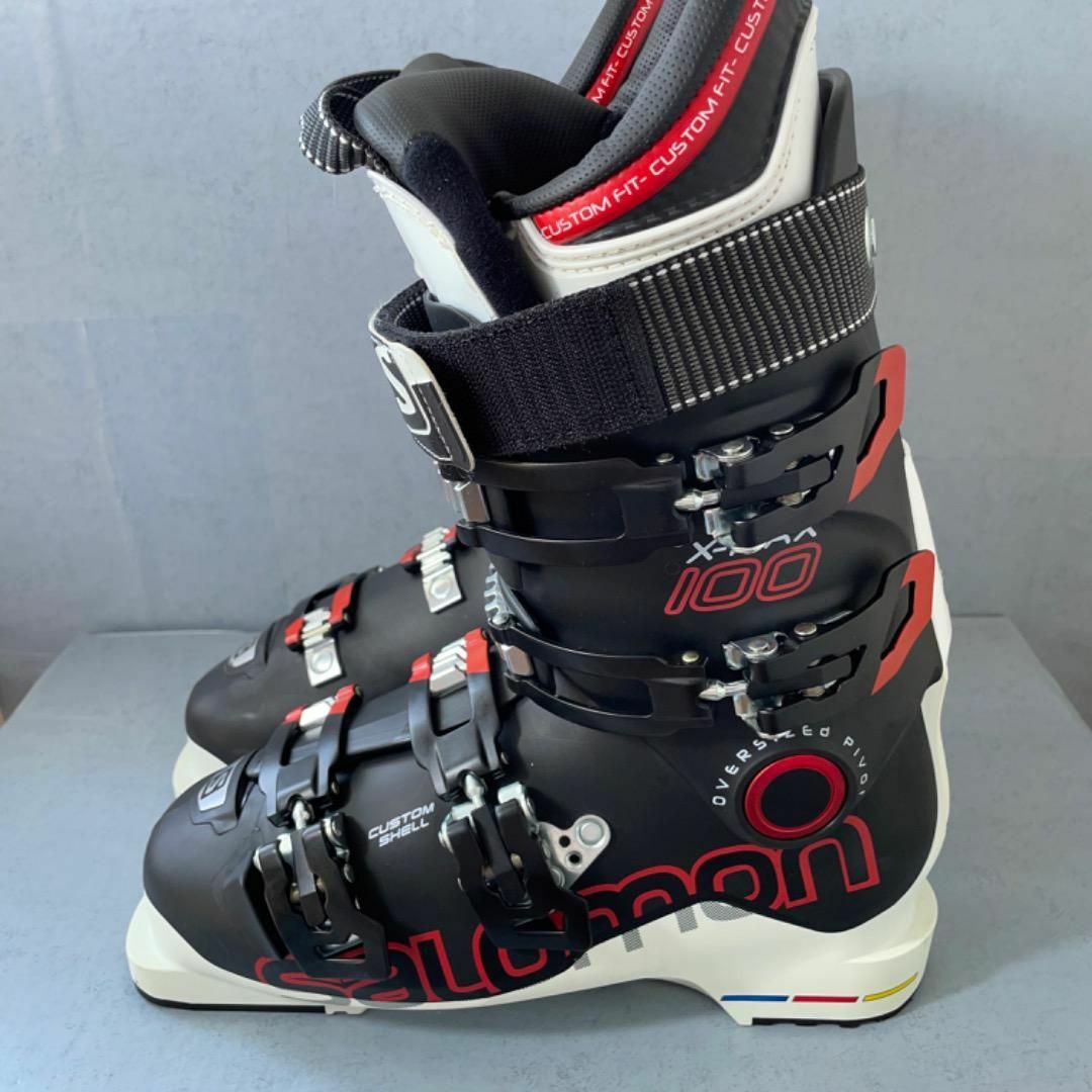 美品 Salomon X-Max 100 スキーブーツ サロモン 25cm 黒白