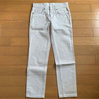 新品 MHL. CANTON 18SS ベルト付ワイドデニム W29 男女着用可