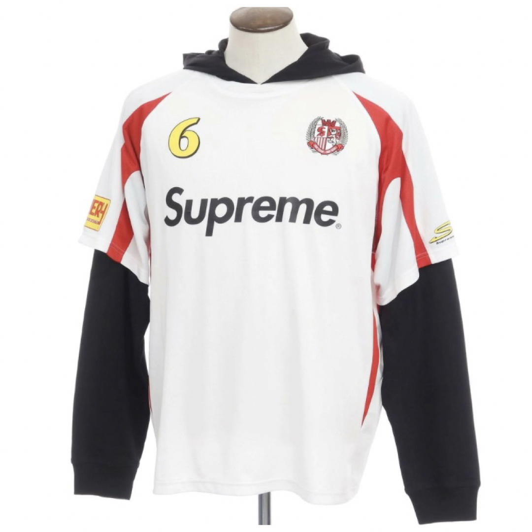 supreme hooded soccer jersey Sサイズ