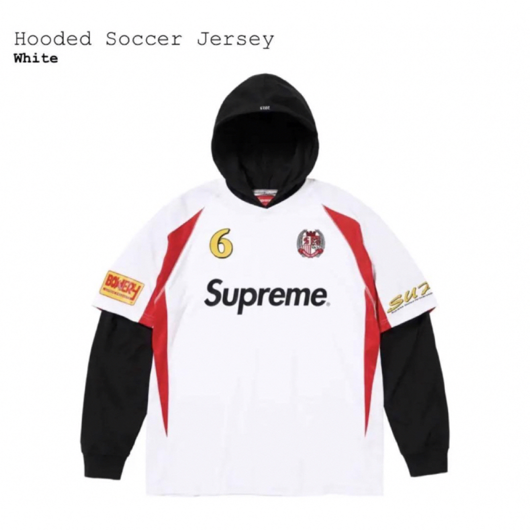 supreme hooded soccer jersey Sサイズ