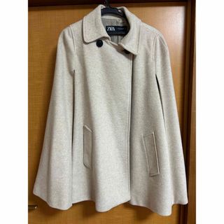 ZARA MANTECO ケープコート 黒 L