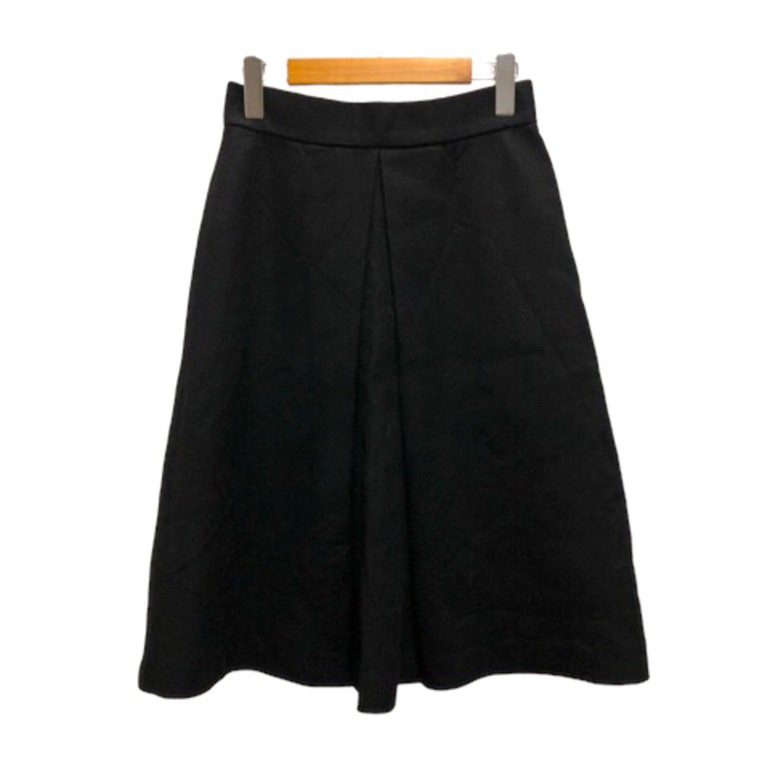 UNITED ARROWS(ユナイテッドアローズ)のユナイテッドアローズ スカート フレア Aライン ウール ミモレ丈 38 黒 レディースのスカート(その他)の商品写真
