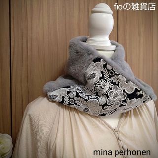 ミナペルホネン(mina perhonen)の【ミナペルホネン】スヌード　ネックウォーマー　ハンドメイド(ネックウォーマー)